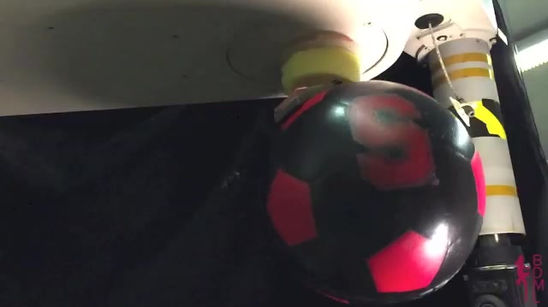 Passive Catching of Tossed Ball